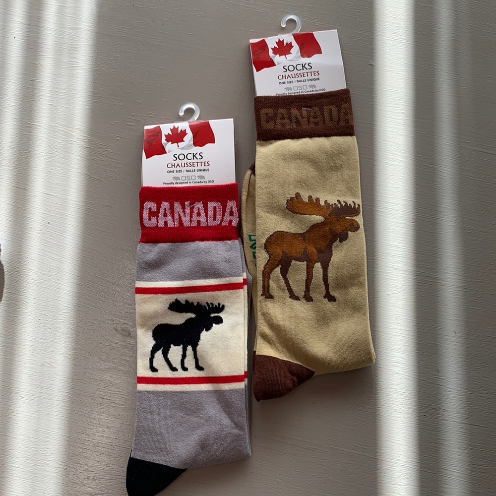 Canadian moose socks